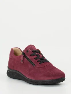 – Komfort-Sneaker aus Veloursleder Bordeaux-Hartjes Sale
