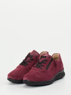 – Komfort-Sneaker aus Veloursleder Bordeaux-Hartjes Sale