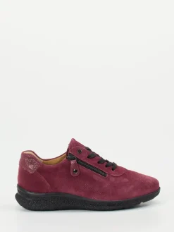 – Komfort-Sneaker aus Veloursleder Bordeaux-Hartjes Sale
