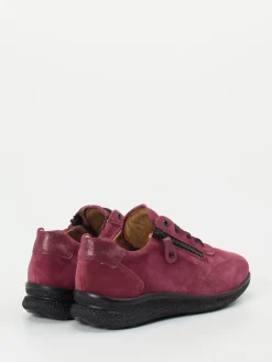 – Komfort-Sneaker aus Veloursleder Bordeaux-Hartjes Sale