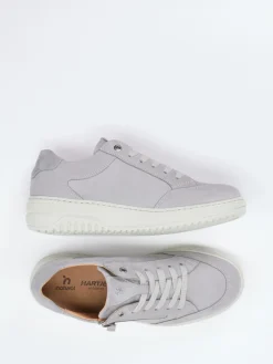 – Komfort-Sneaker aus Nubukleder hell-Hartjes Online