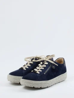 – Komfort-Sneaker aus Veloursleder nacht-Hartjes New