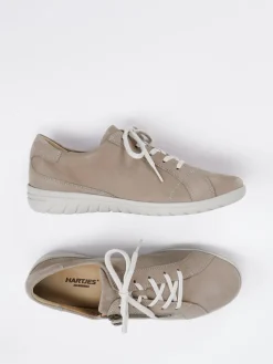 – Komfort-Sneaker aus Nubukleder grau-Hartjes Outlet