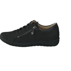 – Komfort-Sneaker aus Nubukleder-Hartjes