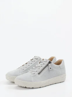 – Komfort-Sneaker aus Veloursleder hell-Hartjes Hot