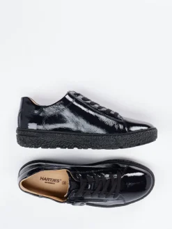 – Komfort-Sneaker aus Lackleder glänzend-Hartjes New