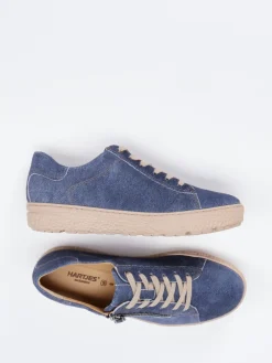 – Komfort-Sneaker aus Veloursleder jeans-Hartjes