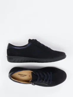 – Komfort-Sneaker aus Nubukleder Dunkel-Hartjes Online