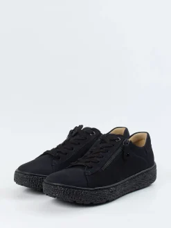 – Komfort-Sneaker aus Nubukleder schwarz-Hartjes Sale