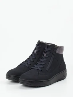 – Schnürboots aus Nubukleder Dunkel-Hartjes Hot