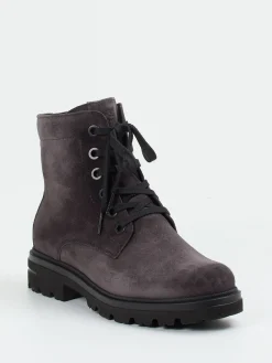 – Schnürboots aus Veloursleder in-Hartjes Outlet