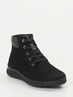 – Schnürstiefelette aus Nubukleder-Hartjes Sale