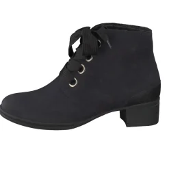 – Schnürstiefeletten aus Nubukleder Dunkel-Hartjes Clearance