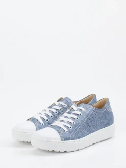 – Sneaker aus geprägtem Leder jeans-Hartjes Sale