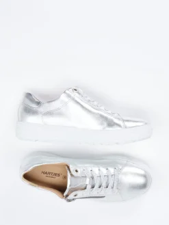 – Sneaker aus Metallicleder farben-Hartjes Clearance