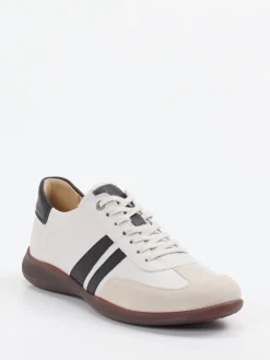 – Sneaker aus Velours- und Glattleder Offwhite-Hartjes Discount