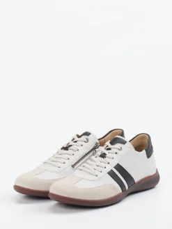 – Sneaker aus Velours- und Glattleder Offwhite-Hartjes Discount