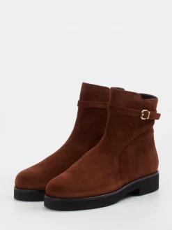 – Ankle Boots aus Veloursleder kastanien-Hassia Best
