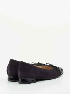 – Ballerinas aus Veloursleder mit Lackkappe-Hassia Clearance