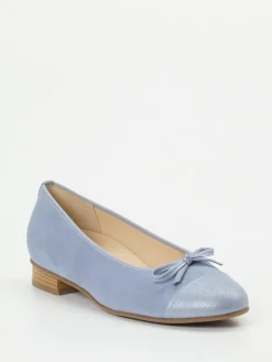 – Ballerinas aus Veloursleder Pastell-Hassia Outlet