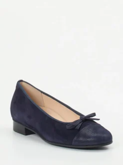 – Ballerinas aus Veloursleder in Dunkel-Hassia Sale