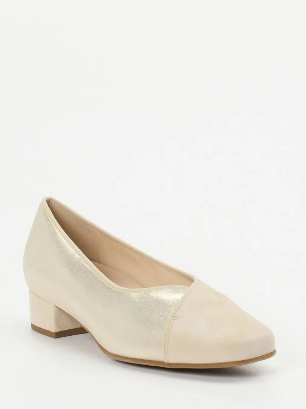 – Blockabsatz-Pumps aus Veloursleder-Hassia Clearance