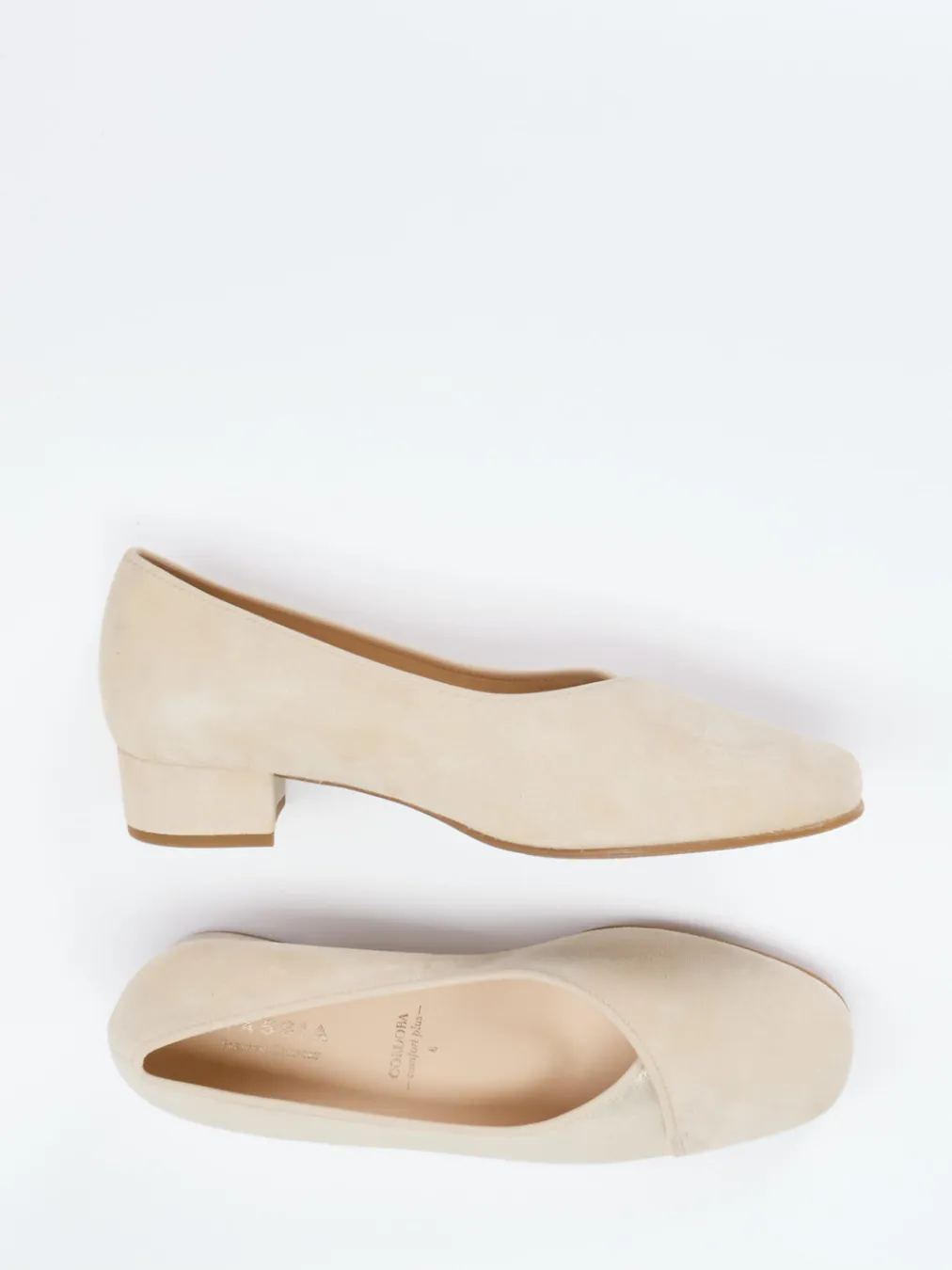 – Blockabsatz-Pumps aus Veloursleder-Hassia Clearance