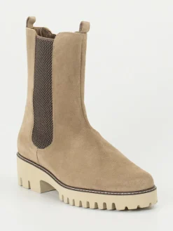 – Chelsea Boots aus Veloursleder braun-Hassia Discount
