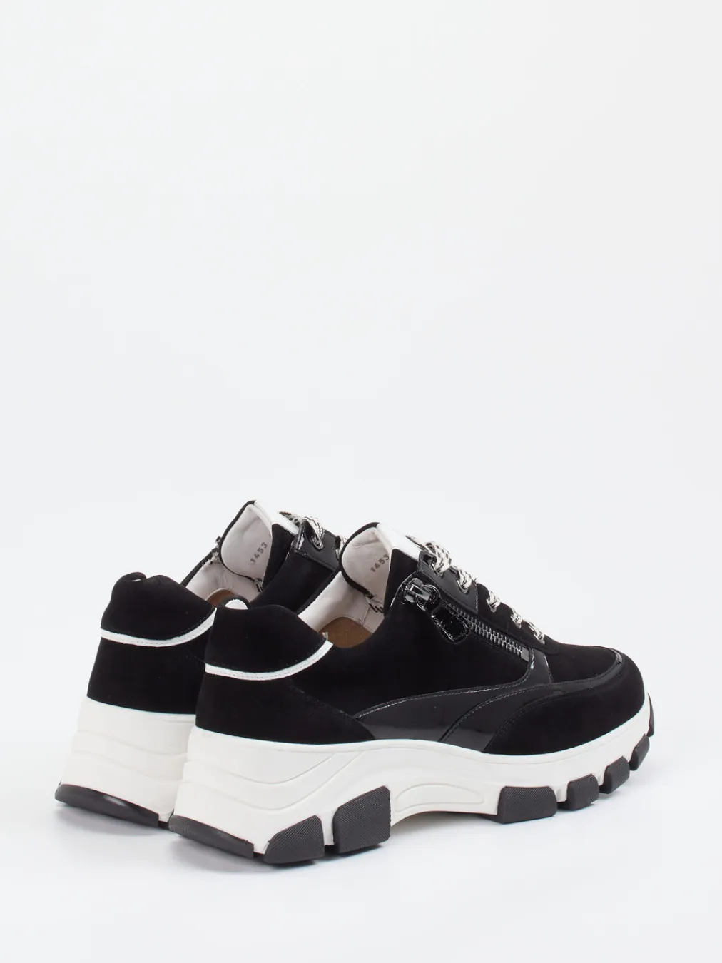 – Chunky Sneaker aus Veloursleder-Hassia Discount