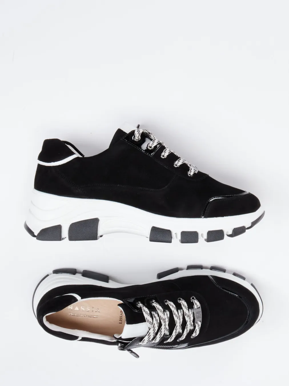 – Chunky Sneaker aus Veloursleder-Hassia Discount