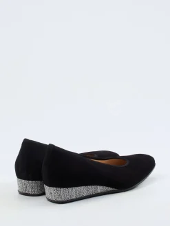 – Keilpumps aus Veloursleder-Hassia Best