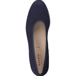 – Komfort-Ballerina aus Veloursleder-Hassia Discount