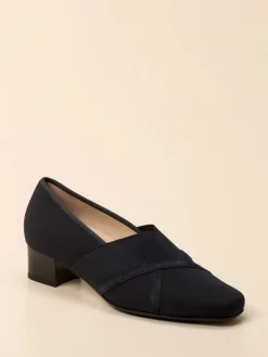 – Komfortpumps aus Textil dunkel-Hassia Sale