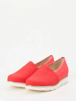 – Komfort-Slipper aus Textil in Korallrot-Hassia Sale