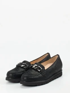 – Loafer aus geprägtem Leder-Hassia Clearance