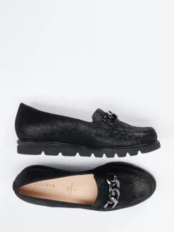 – Loafer aus geprägtem Leder-Hassia Clearance