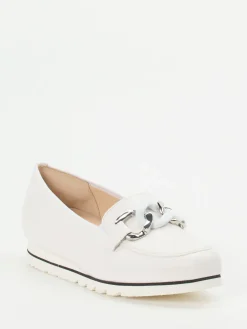 – Loafer aus Kalbleder Offwhite-Hassia Outlet