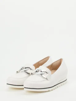 – Loafer aus Kalbleder Offwhite-Hassia Outlet