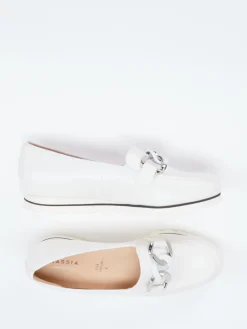 – Loafer aus Kalbleder Offwhite-Hassia Outlet