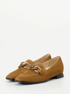 – Loafer aus Veloursleder Cognac-Hassia Clearance
