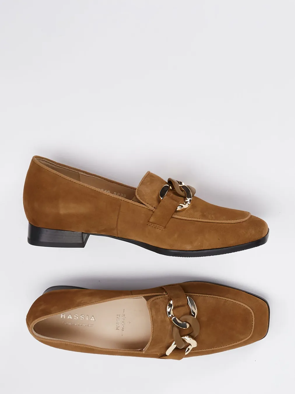 – Loafer aus Veloursleder Cognac-Hassia Clearance