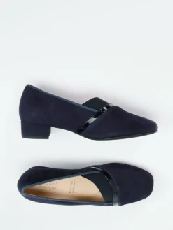 – Loafer aus Veloursleder Dunkel-Hassia Discount