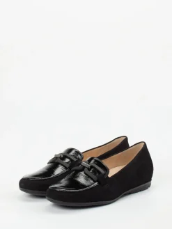 – Loafer aus Velours- und Lackleder-Hassia Sale