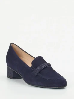 – Loafer aus Veloursleder Dunkel-Hassia Hot