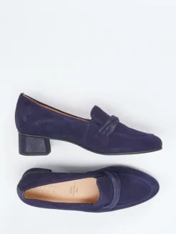 – Loafer aus Veloursleder Dunkel-Hassia Hot