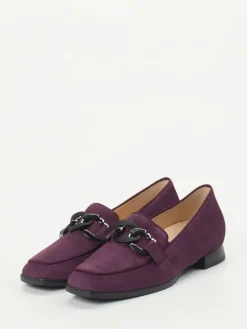– Loafer aus Veloursleder in Pflaume-Hassia Outlet