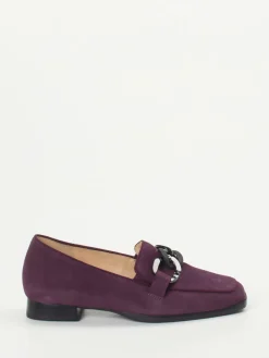 – Loafer aus Veloursleder in Pflaume-Hassia Outlet