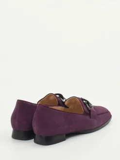 – Loafer aus Veloursleder in Pflaume-Hassia Outlet