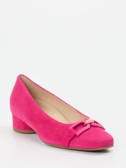– Pumps aus Veloursleder in Fuchsia-Hassia Hot