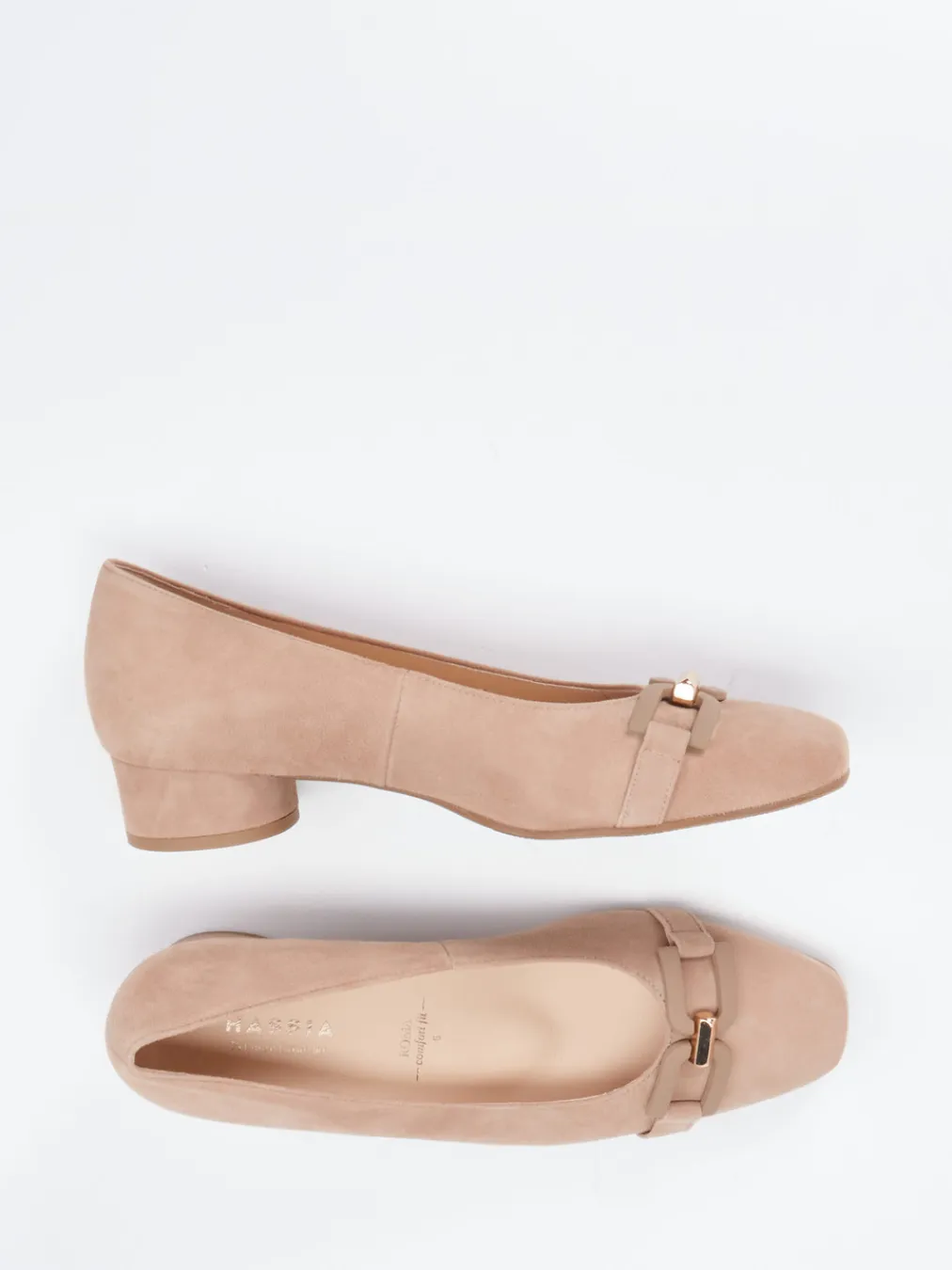 – Pumps aus Veloursleder in Sand-Hassia Sale